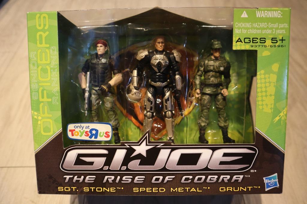 GI JOE THE RISE OF COBRA SGT STONE, SPEED METAL, GRUNT, Hobbies