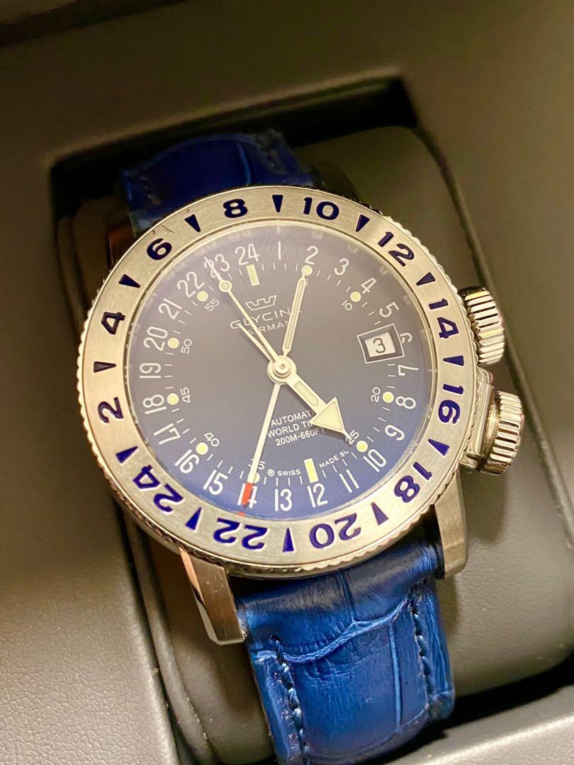 Glycine airman 18 gmt review on sale