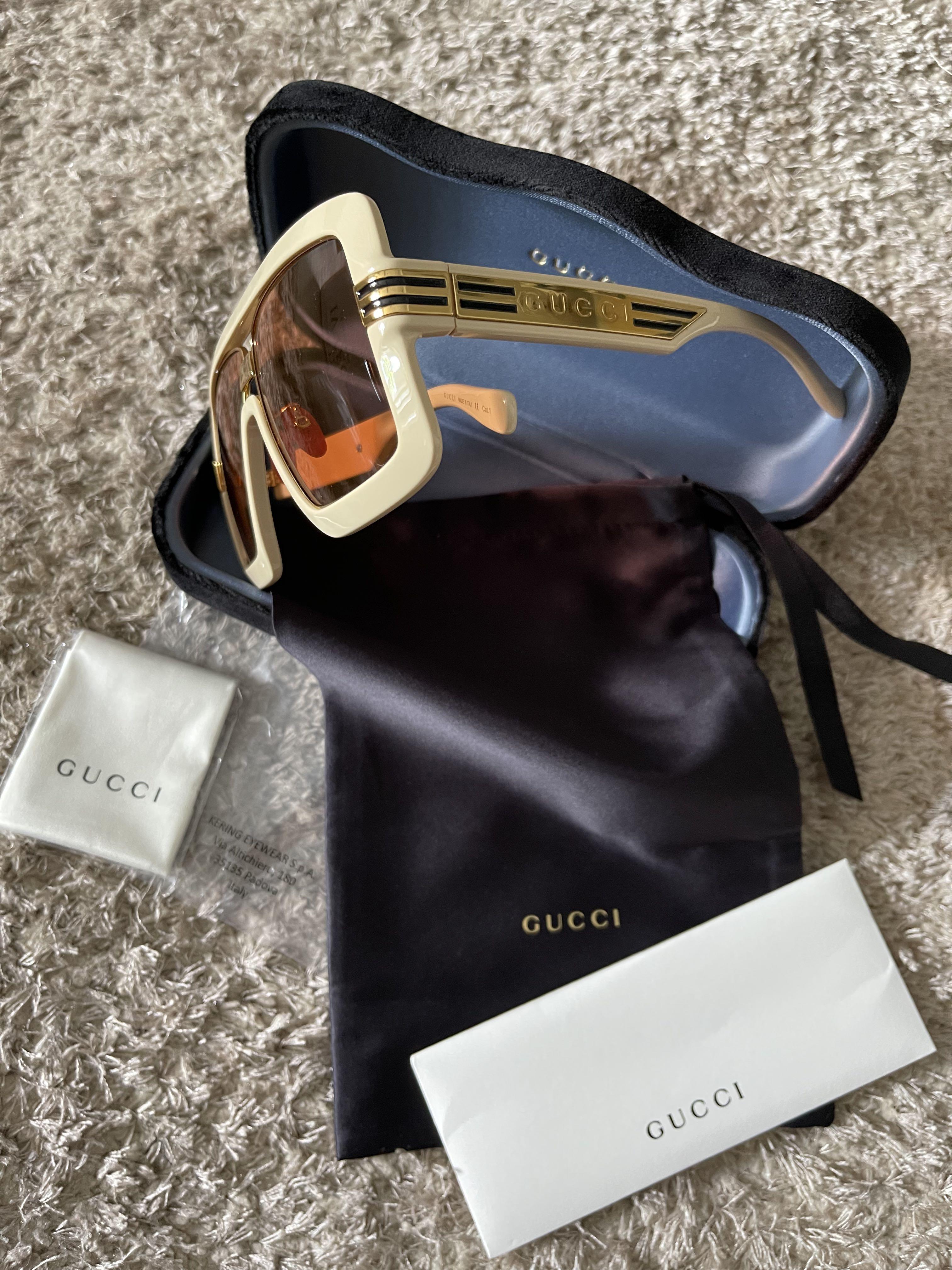 gucci sunglasses colored pink kacamata 