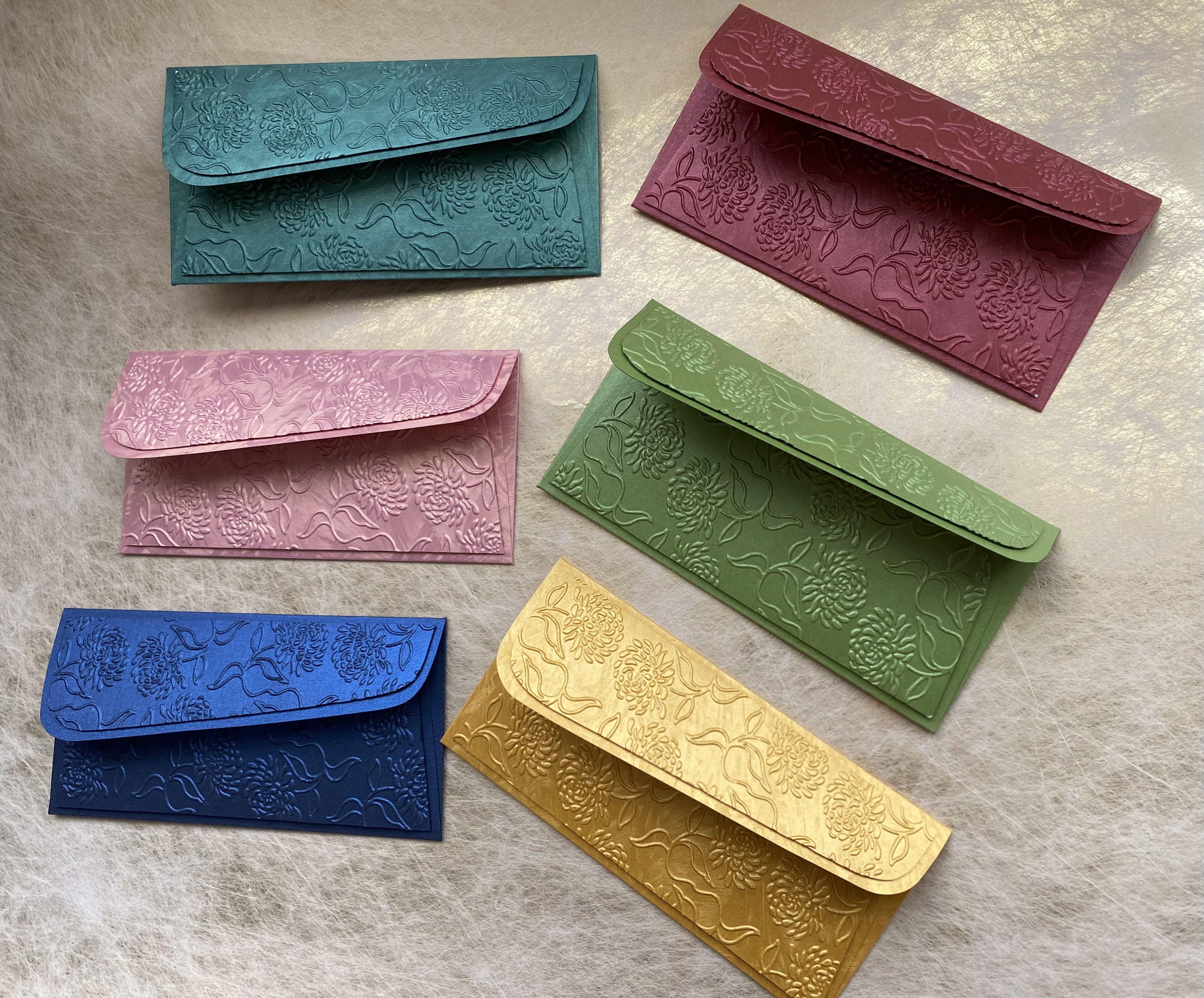 Handcrafted and Designed Premium Money Envelopes in Variety of Colors Size 16.5cm x 8.5cm