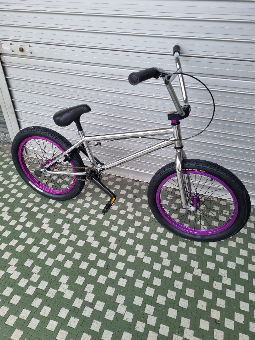 Chrome cheap bmx parts