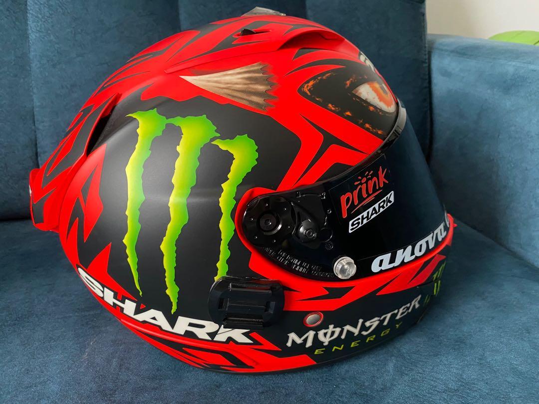 Helmet Shark Race R Pro Lorenzo Diablo Full Set Auto Accessories