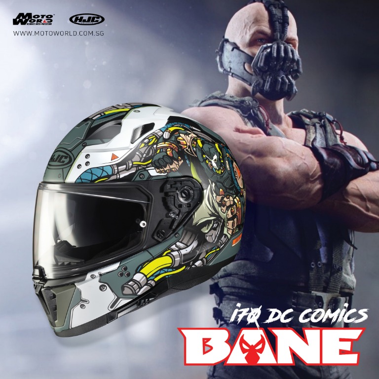 HJC Bane DC i70 full face motorcycle helmet, Motorcycles, Motorcycle