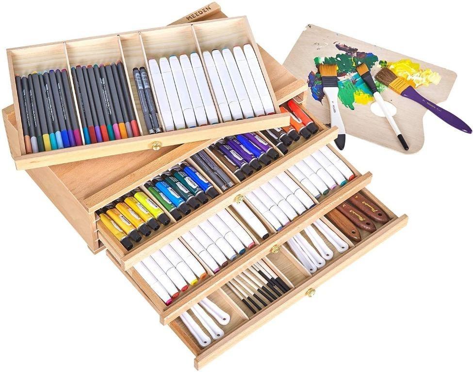 ~instock~ MEEDEN 4-Drawer Artist Supply Storage Box - Portable Foldable ...