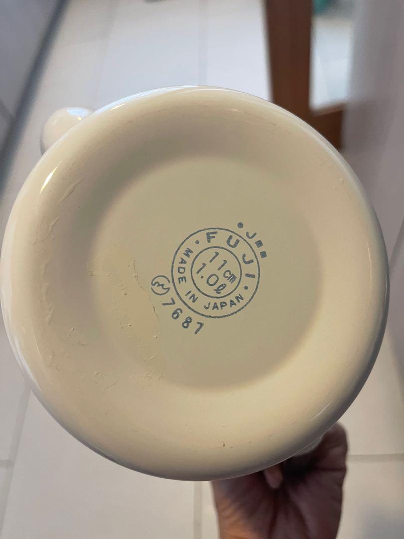 Japanese enamel teapot & 6 cups, Furniture & Home Living, Kitchenware