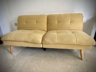 Neve linen 3 hotsell seater sofa bed