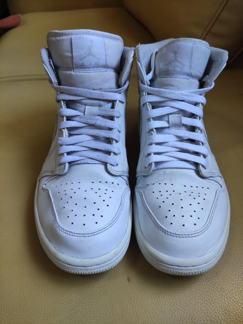 Jordan 1 platinum top white