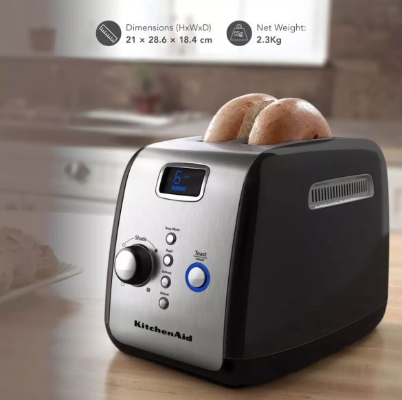 2 slice artisan automatic toaster kmt223