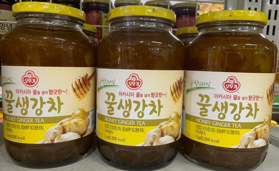 KOREAN Honey Ginger Tea Serve with Cold or Hot Water 1Kg / KOREAN Honey
