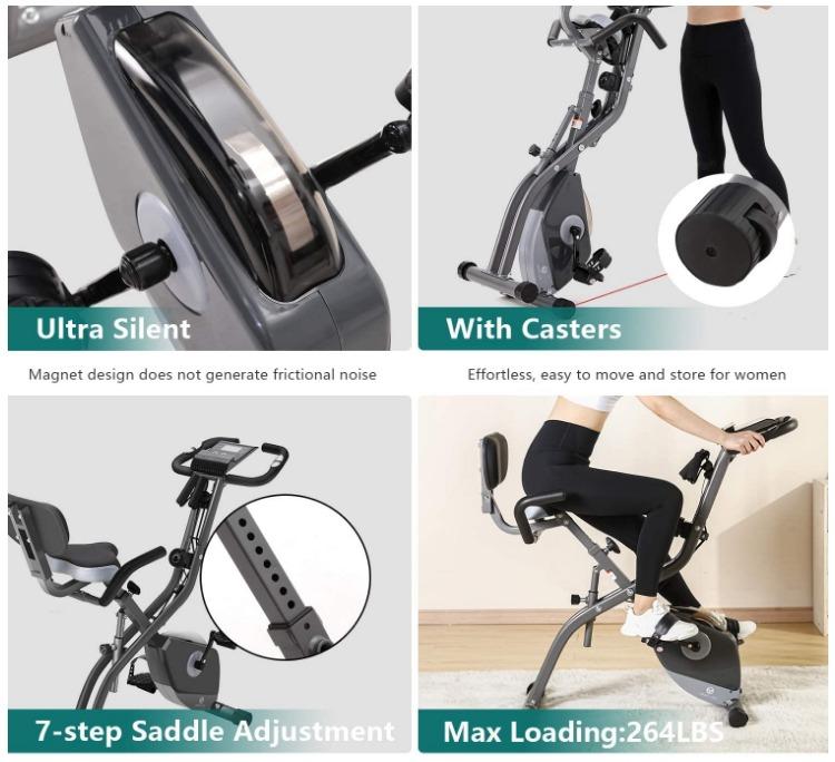 Used foldable exercise bike online