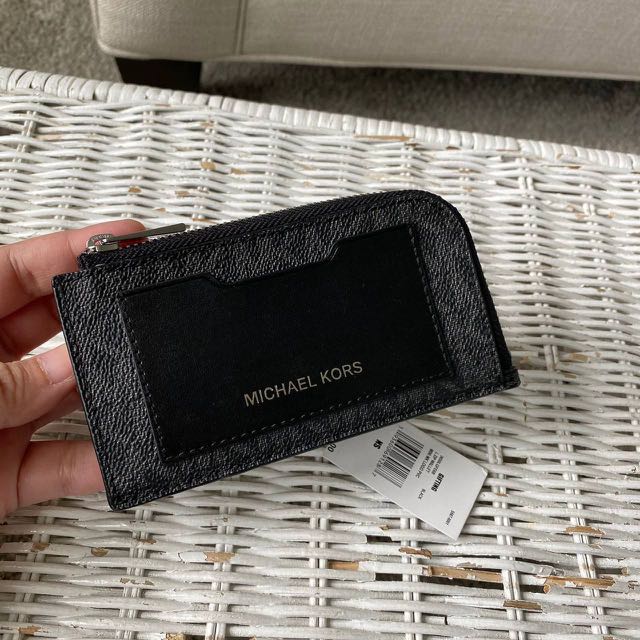 Michael Kors L Zip Wallet (Black)