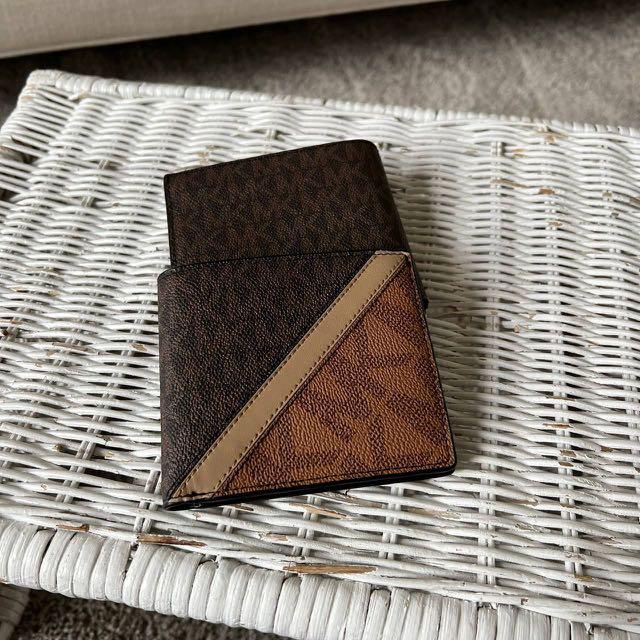 Michael kors color cheap block wallet