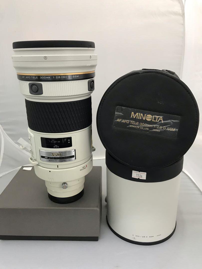 Minolta AF APO Tele 300mm F2.8 D SSM, 攝影器材, 鏡頭及裝備- Carousell