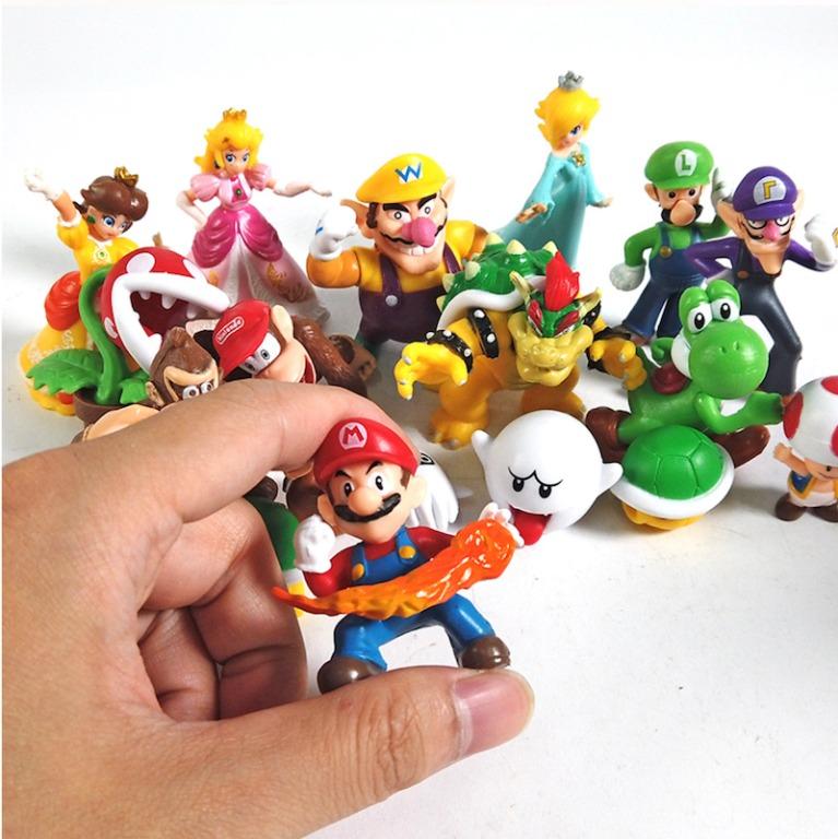  SATZIG 6 Pcs Mini Mario Toys - Mario Toys Action