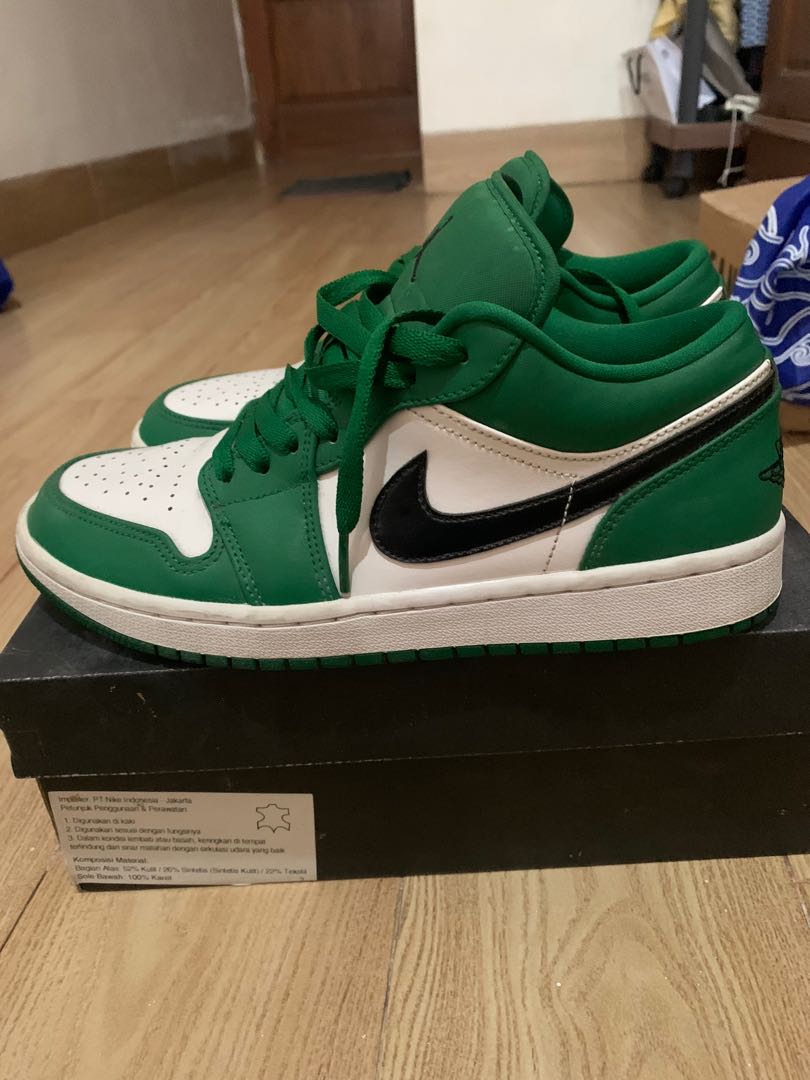 jordan 1 low green pine
