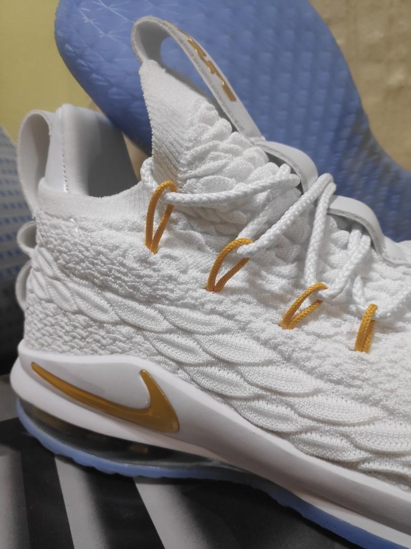 Lebron 15 low white size 13 deals