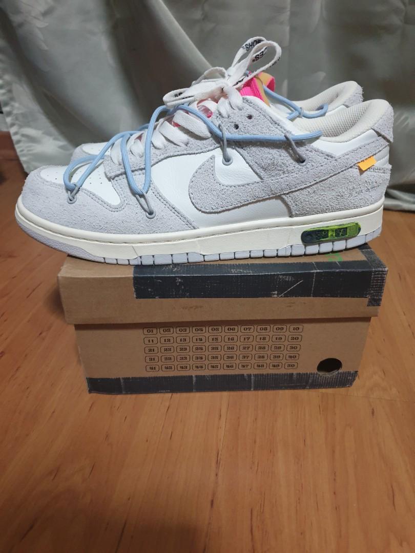 Off white dunks lot 38, Men's Fashion, Footwear, Sneakers on Carousell