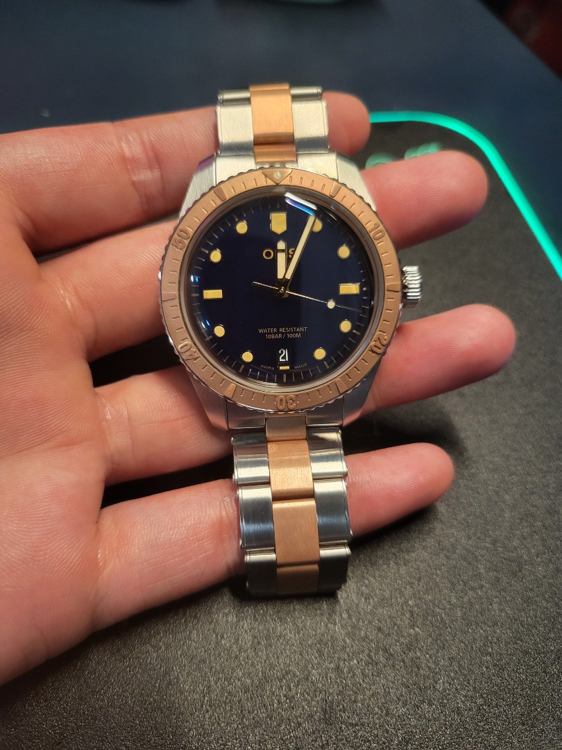 Oris diver 65 two sales tone