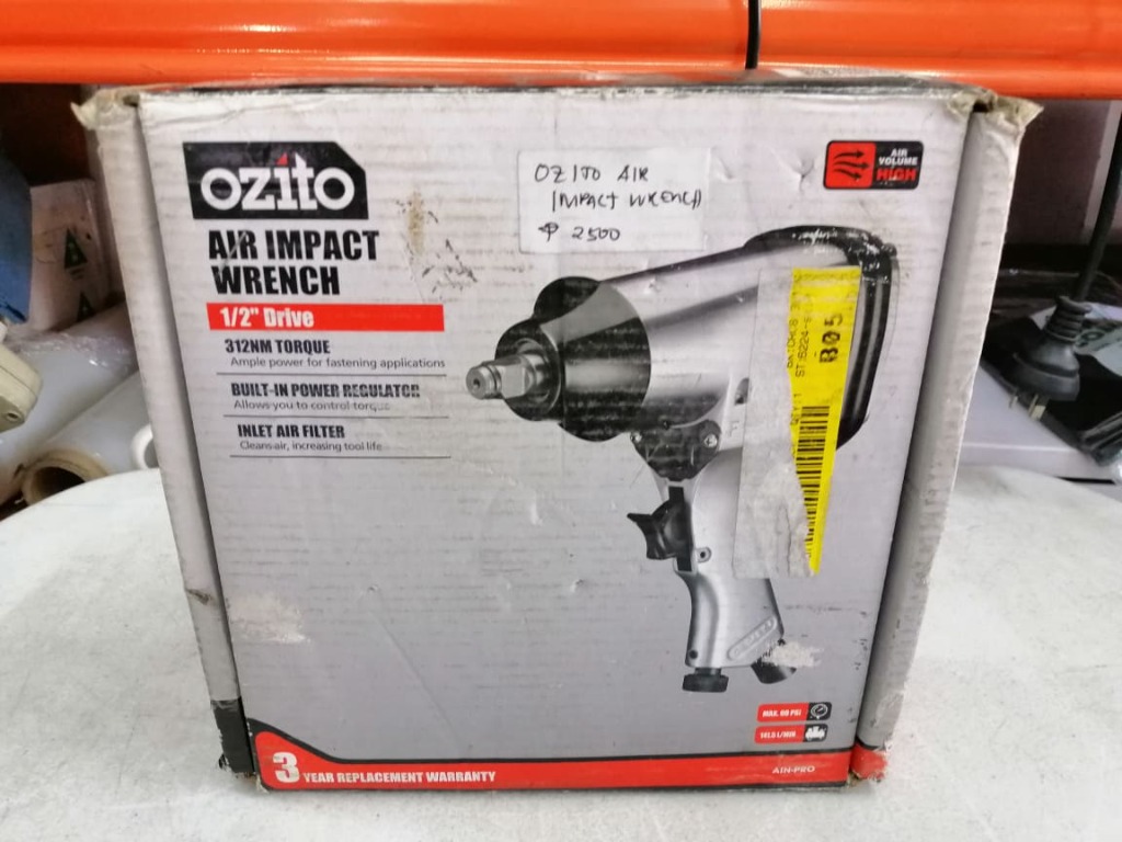 Ozito Air Impact Wrench, Commercial & Industrial, Construction Tools & Equipment on Carousell