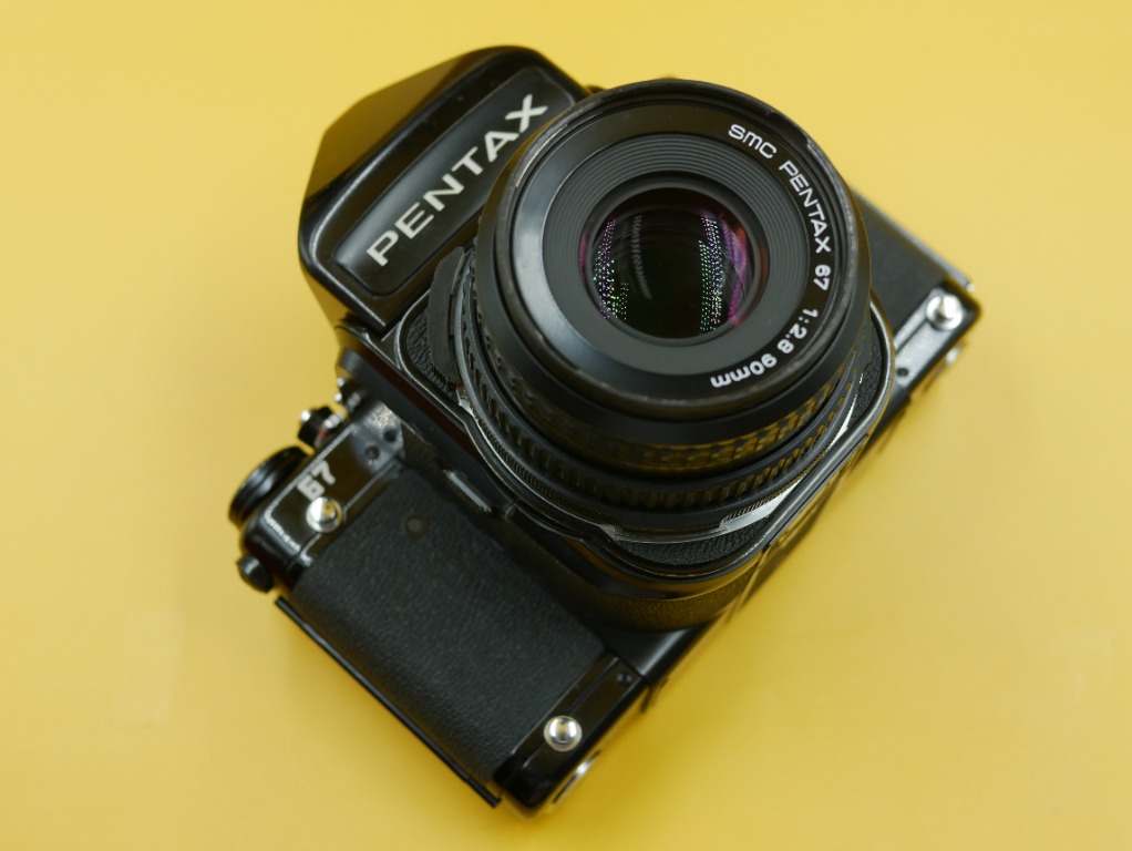 Pentax 67 with lens, Photography, Cameras on Carousell