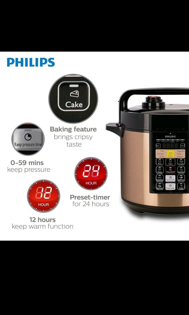 Philips Computerized Pressure Cooker HD2139, TV & Home Appliances