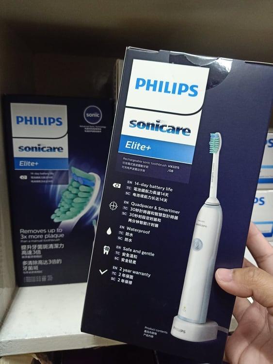 Philips Sonicare HX3215 Elite+ Sonic Electric Toothbrush, Beauty