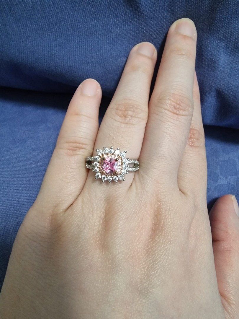 Pink Morganite Ring Women s Fashion Jewelry Organisers Rings