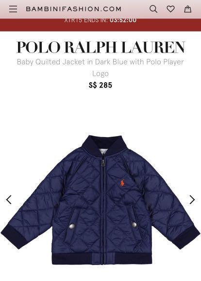Ralph Lauren Quilted Jacket 24 mth Babies Kids Babies Kids