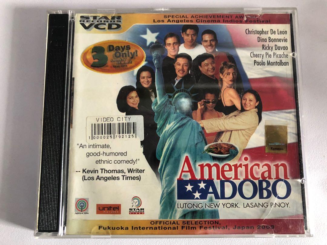 Rare American Adobo Tagalog Movie VCD Dina Bonnevie Cherry Pie Picache Ricky Davao Sandy Andolong Christopher De Leon by Laurice Guillen Hobbies Toys Music Media CDs DVDs on