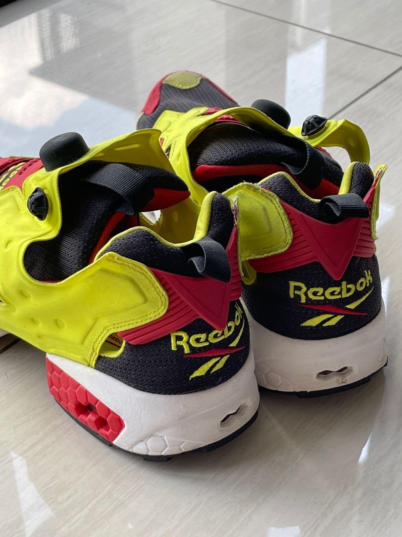 Reebok pump fury (pikachu), Men's Fashion, Footwear, Sneakers on Carousell