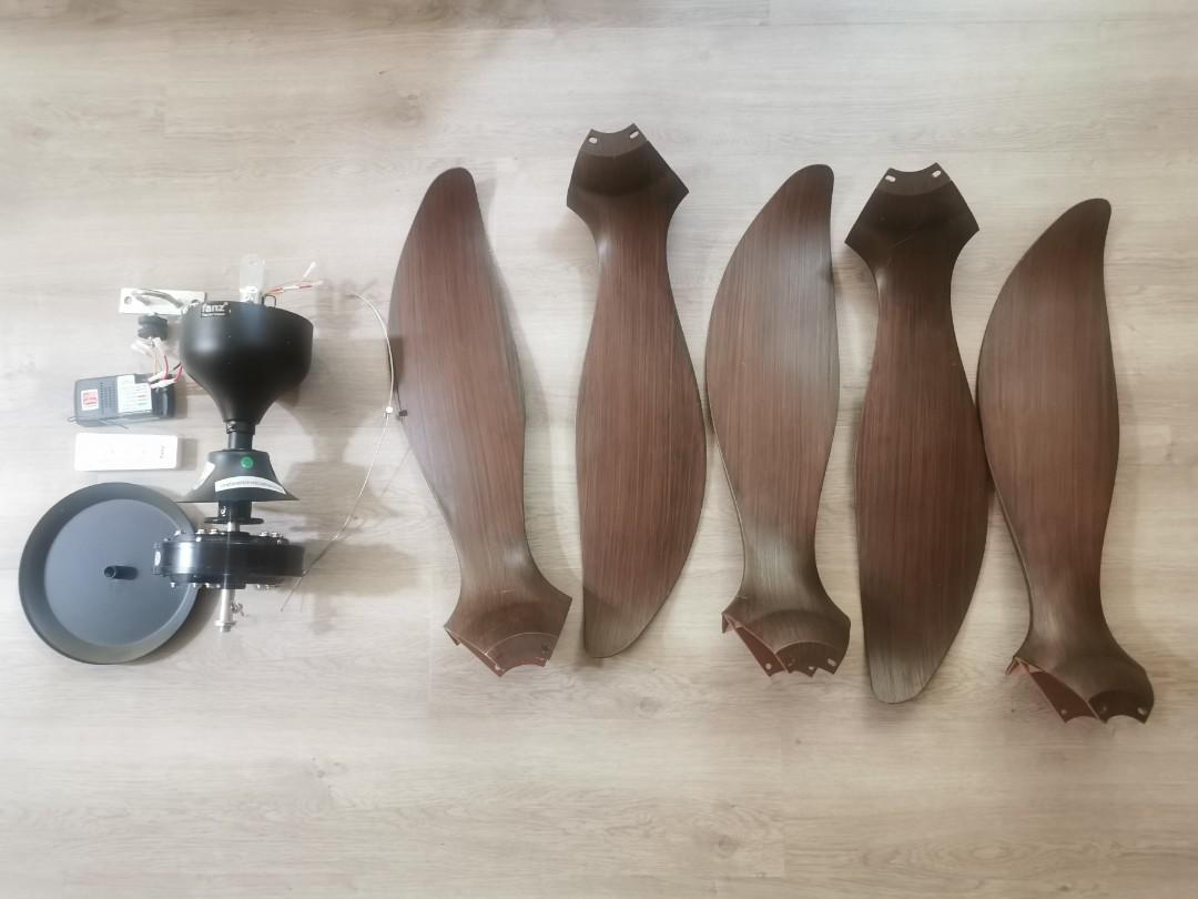 Remote Control / WiFi Ceiling Fan 52" FS525N OW Fanz, Furniture & Home Living, Lighting & Fans