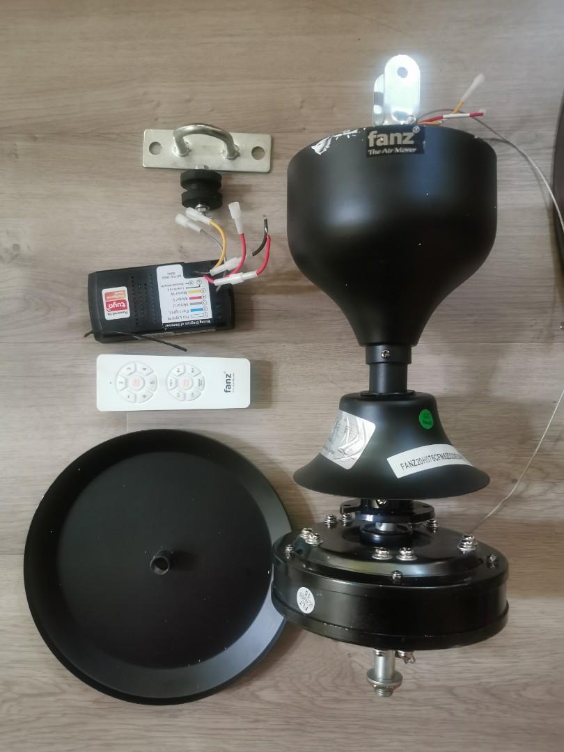 Remote Control / WiFi Ceiling Fan 52" FS525N OW Fanz, Furniture & Home Living, Lighting & Fans