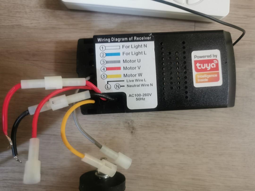 Remote Control / WiFi Ceiling Fan 52" FS525N OW Fanz, Furniture & Home Living, Lighting & Fans