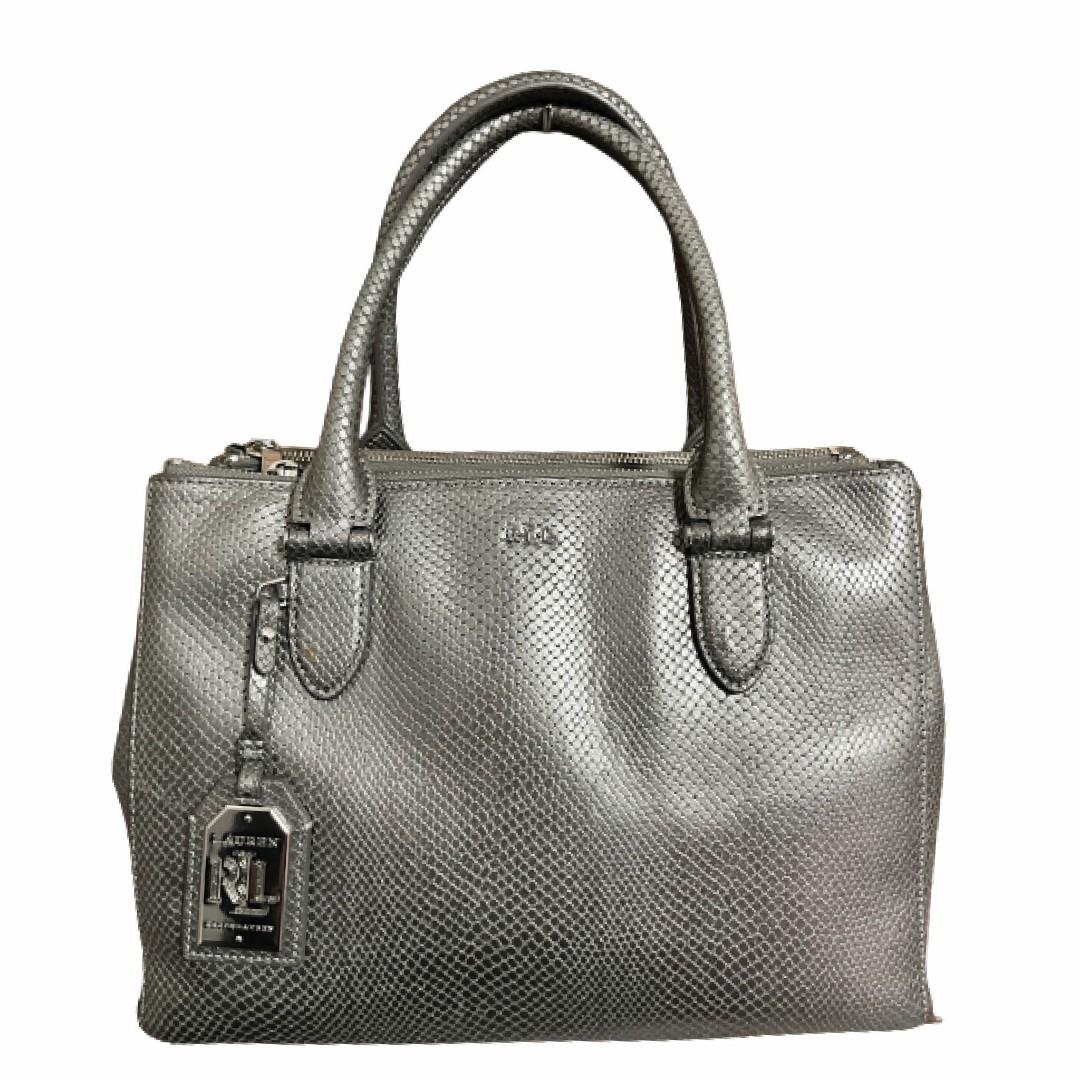 Ralph lauren snakeskin bag sale
