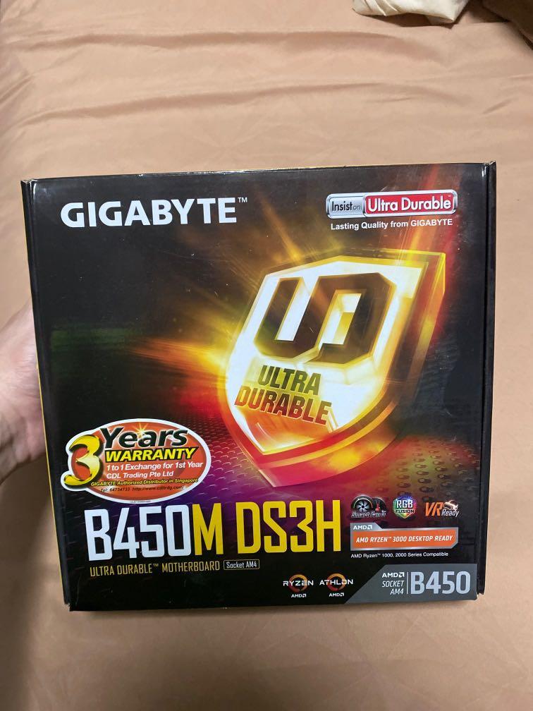 Ryzen 5 2600 Gigabyte B450M DS3H Computers Tech Parts Accessories Computer Parts on Carousell