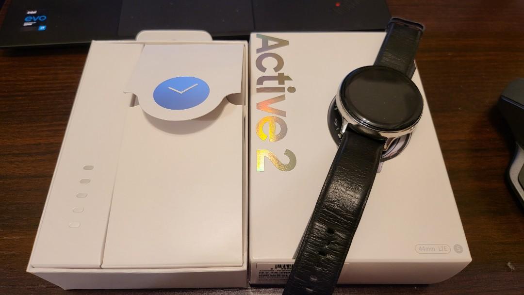 Samsung galaxy watch active 2 44mm LTE 44, 手提電話, 智能穿戴裝置及智能手錶- Carousell
