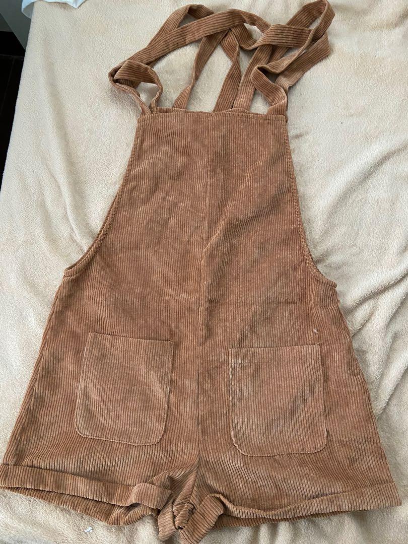 SHEIN Knot Shoulder Patch Pocket Cord 