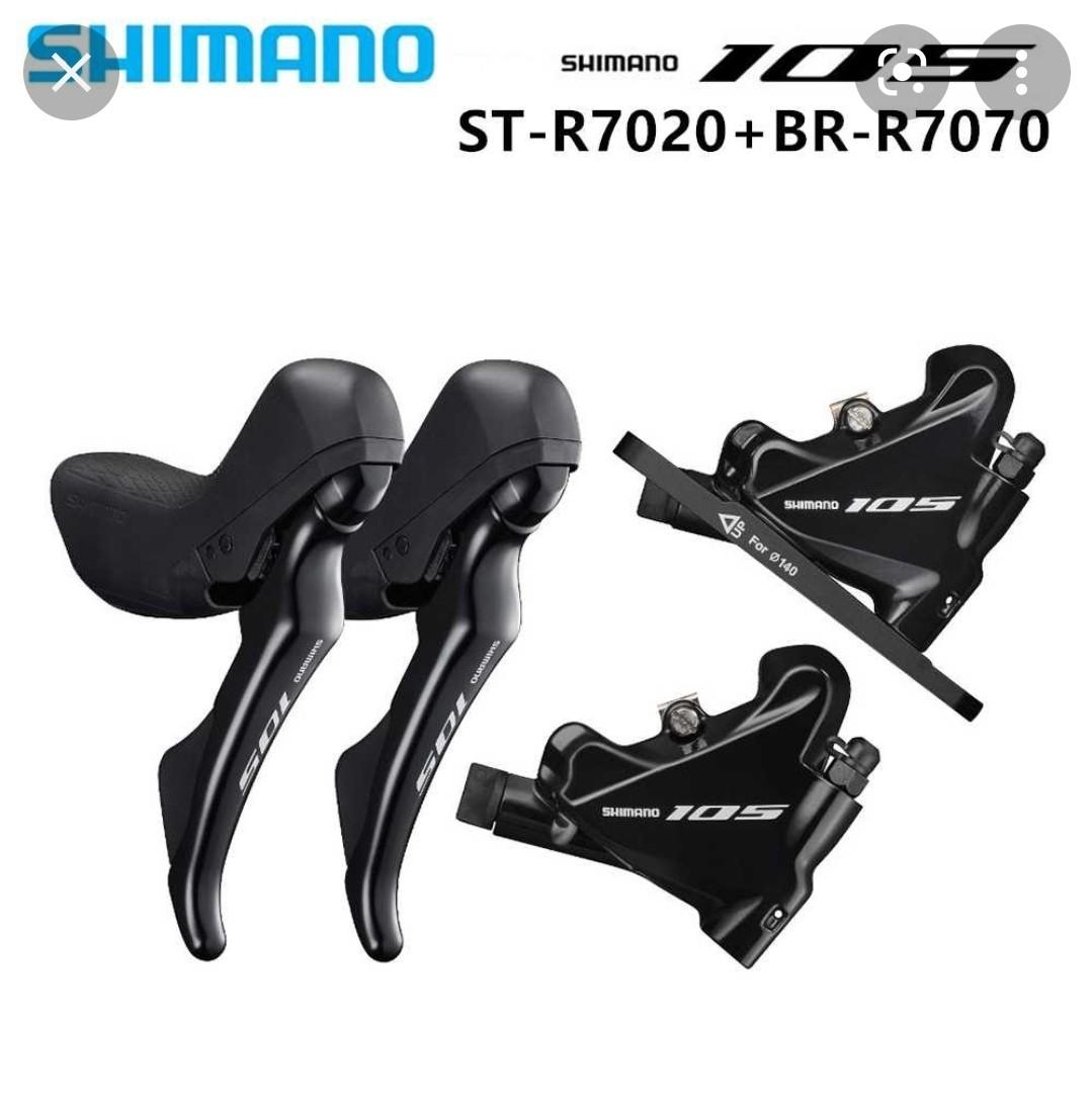 Shimano 105 sales disc shifters