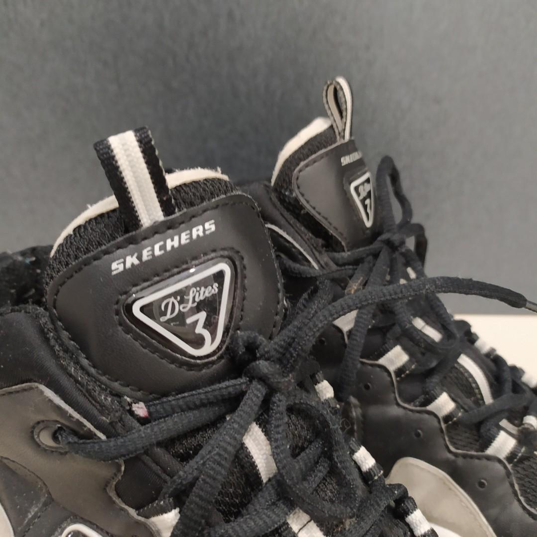 Skechers d lites sales 3 mens silver