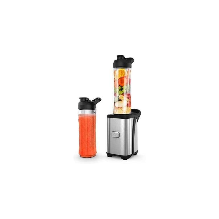 500W/24,000 RPM Smoothie Blender,Personal Blender Single Serve Small Blender for Juice shakes and Smoothies,with Two 570ml BPA-Free Portable Blender Bottles 