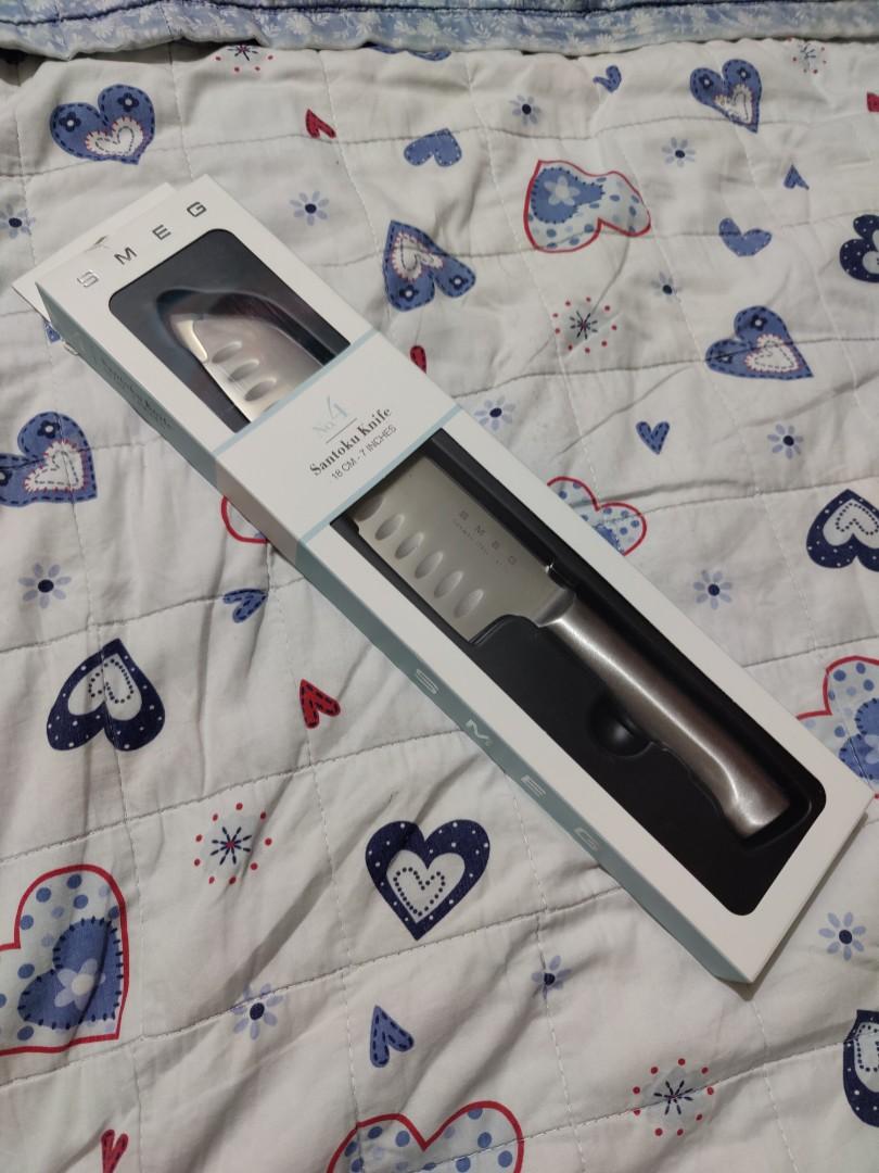 SMEG Santoku chef knife 18cm, Furniture & Home Living, Kitchenware