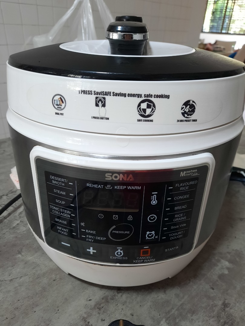 SONA Electric Pressure Cooker, TV & Home Appliances, Kitchen Appliances