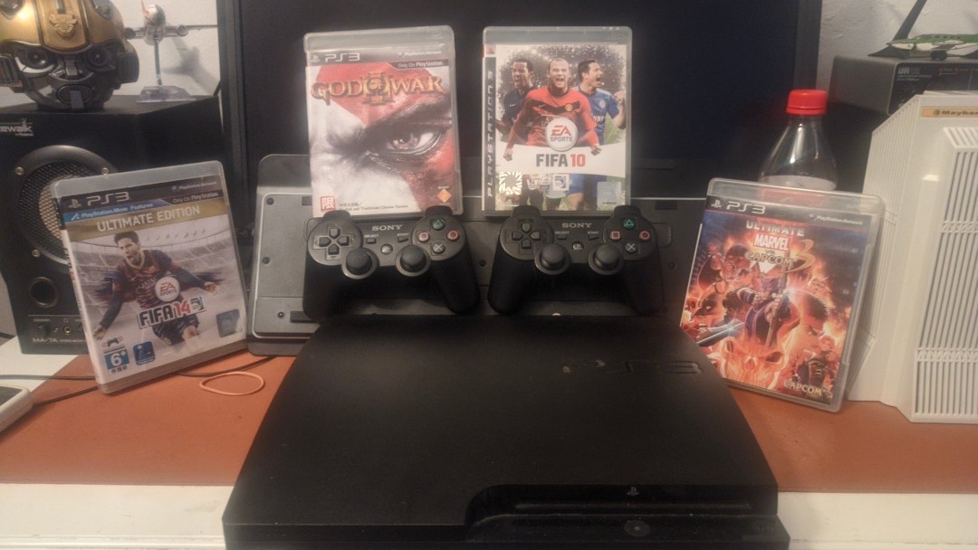 SONY PS3 CECH 3003B 320GB FULL SET WITH GAMES