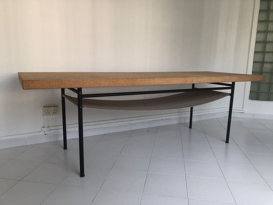 (Table Only) IKEA Sinnerlig Cork Communal Dining Table, Furniture