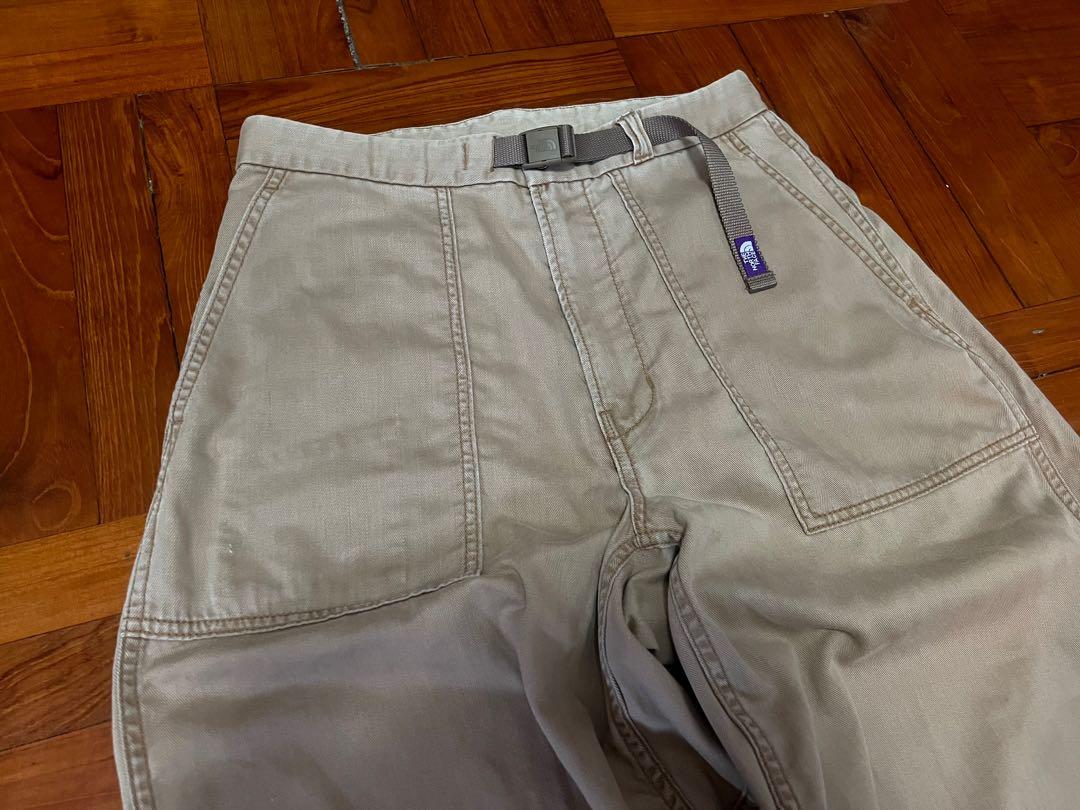 The north face purple label herringbone twill wide cropped hotsell pants