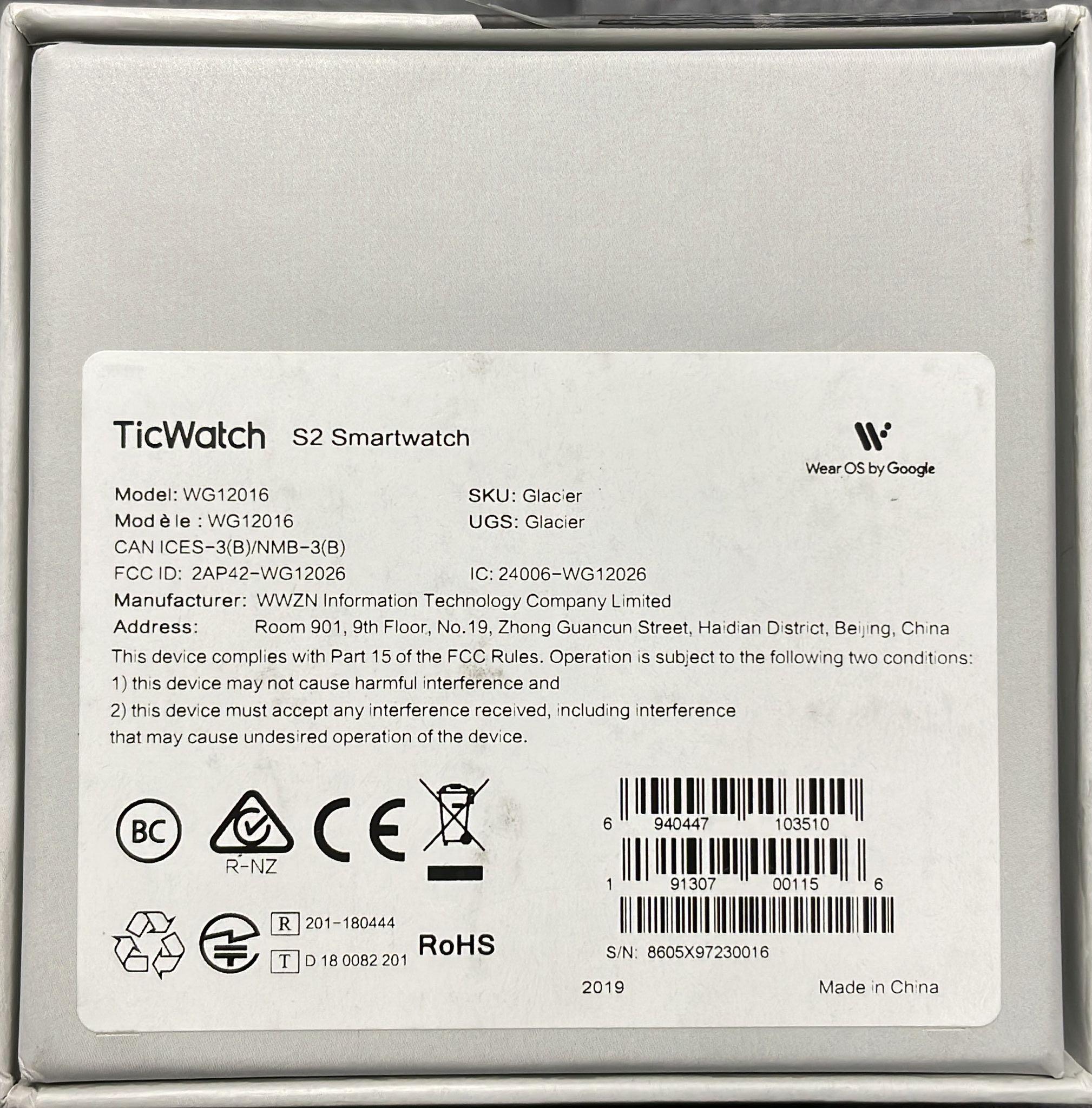 TicWatch S2 Model WG12016 Carousell
