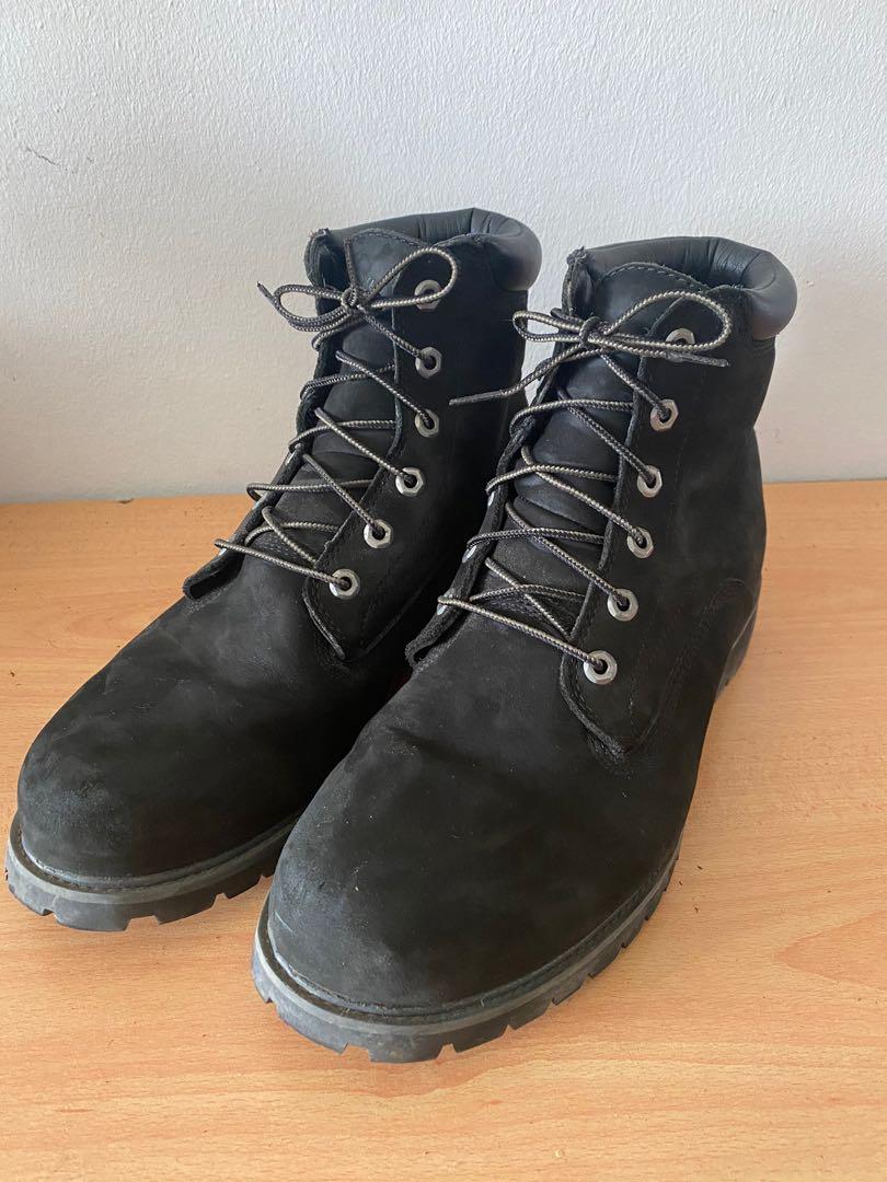 Mens black timberland sales boots size 12