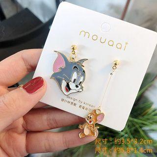 tom and jerry earrings