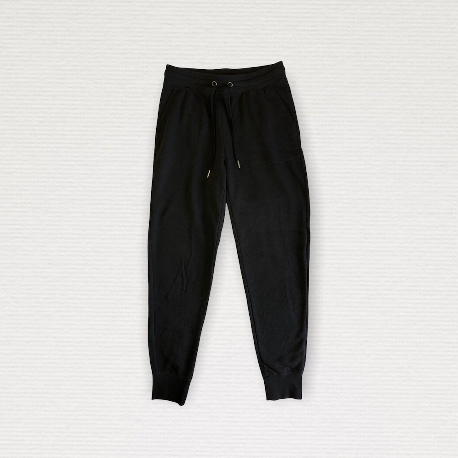 Uniqlo Black Sweatpants, Women's Fashion, Bottoms, Jeans