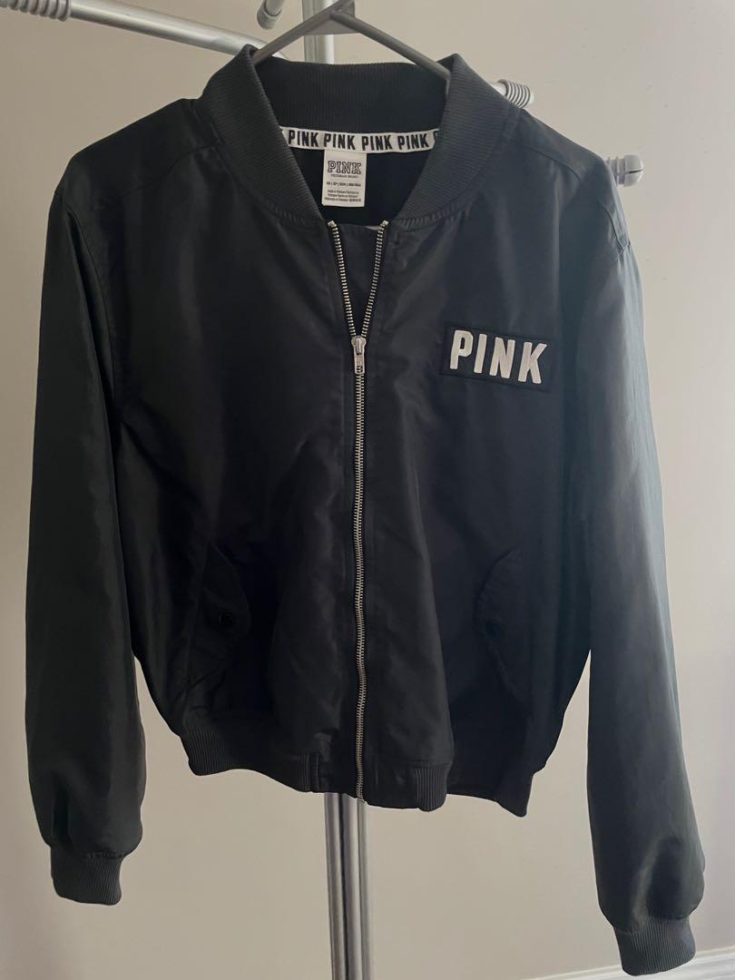 Pink victoria secret cheap bomber jacket